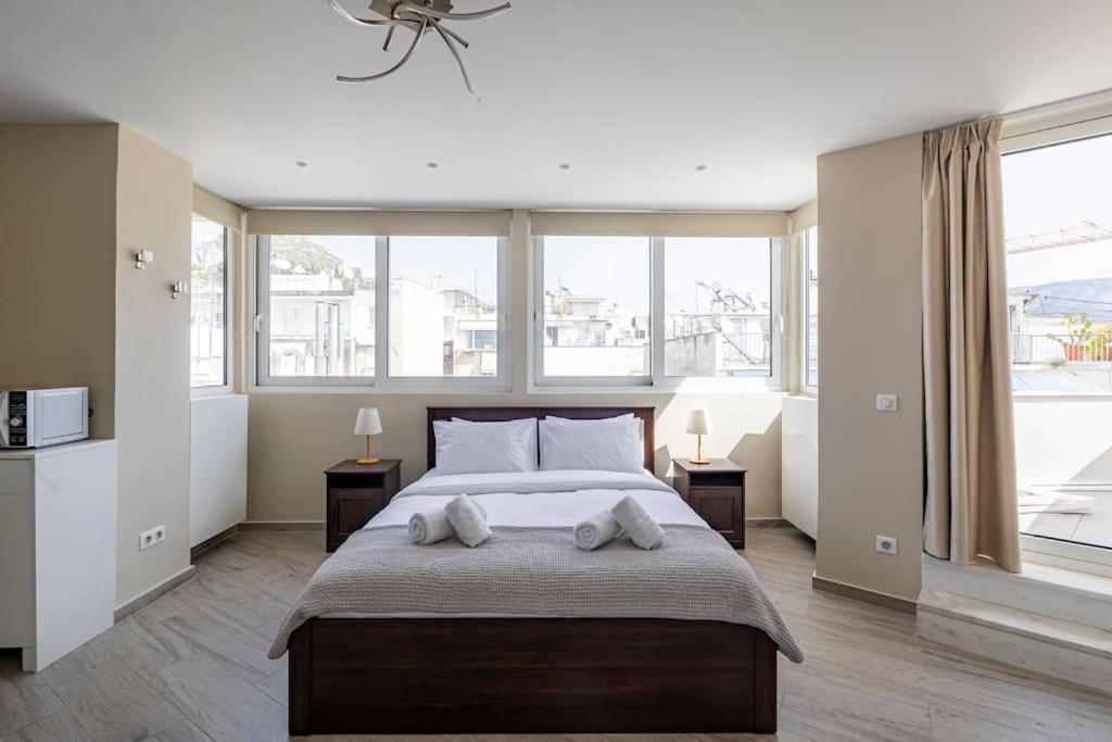 Penthouse In The Heart Of Athens Apartment Luaran gambar